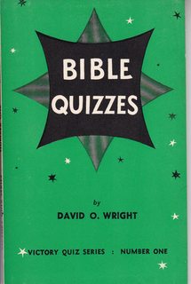 Bible Quizzes: Victory Quiz Series No. 1