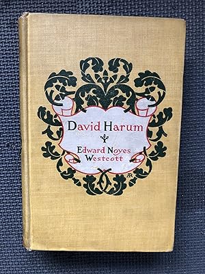 Imagen del vendedor de David Harum; A Story of American Life a la venta por Cragsmoor Books