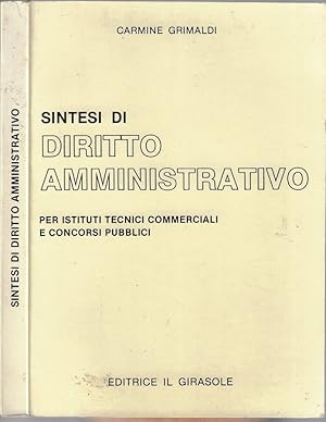 Seller image for Sintesi di diritto amministrativo Per istituti tecnici commerciali e concorsi pubblici for sale by Biblioteca di Babele