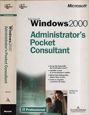 Imagen del vendedor de Microsoft. Windows 2000 Administrator's Pocket Consultant a la venta por Biblioteca di Babele