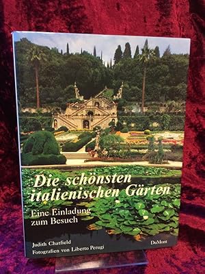 Imagen del vendedor de Die schnsten italienischen Grten. Eine Einladung zum Besuch. Fotos: Liberto Perugi. bersetzt aus dem Amerikanischen und Erstellung der bersicht auf den S. 220 - 225 Lydia L. Dewiel. a la venta por Altstadt-Antiquariat Nowicki-Hecht UG