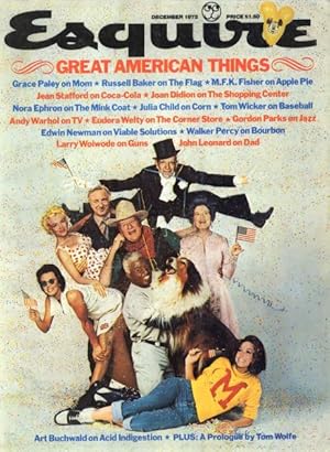 Seller image for Esquire Magazine, December 1975 (Cover Story, "Great American Things") for sale by Armadillo Books