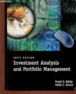 Seller image for Investment Analysis and Portfolio Management - sixth edition for sale by Le-Livre