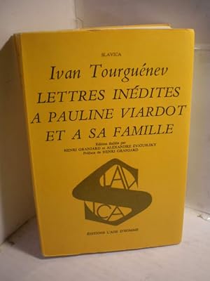 Seller image for Lettres inedites de Tourguenev a Pauline Viardot et a sa famille for sale by Librera Antonio Azorn