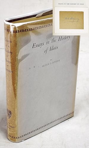 Essays in the History of Ideas (Signed)