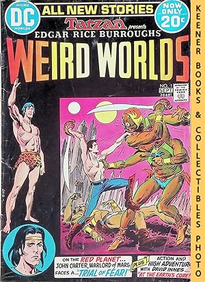 Bild des Verkufers fr Tarzan Presents Edgar Rice Burroughs' Weird Worlds, Vol. 1 No. 1 (#1), Aug.-Sept. 1972 DC Comics zum Verkauf von Keener Books (Member IOBA)