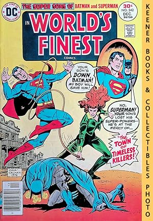 Immagine del venditore per World's Finest Comics Vol. 36 No. 242 (#242), December, 1976 DC Comics venduto da Keener Books (Member IOBA)