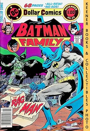 Imagen del vendedor de Batman Family Vol. 4. No. 20 (#20), Oct.-Nov. 1978 DC Comics a la venta por Keener Books (Member IOBA)