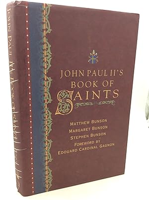 Imagen del vendedor de JOHN PAUL II'S BOOK OF SAINTS a la venta por Kubik Fine Books Ltd., ABAA