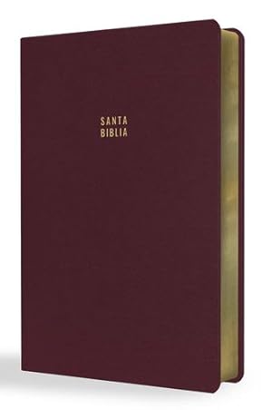 Seller image for Biblia Reina Valera 1909 letra s ºper gigante, s ­mil piel vinotinto / Spanish Bible Reina Valera 1909 Super Giant Print, Burgundy Leathersoft by Reina Valera 1909 [Paperback ] for sale by booksXpress