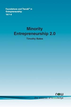 Bild des Verkufers fr Minority Entrepreneurship 2.0 [Soft Cover ] zum Verkauf von booksXpress