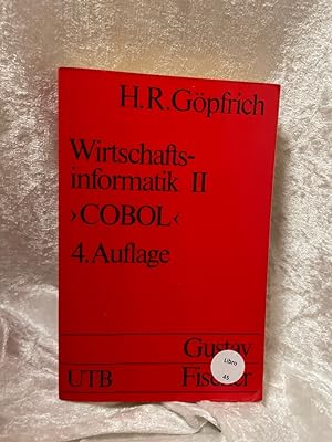 Bild des Verkufers fr Wirtschaftsinformatik II. [Hauptbd.]. / Hans Rudolf Gpfrich / UTB ; 803 zum Verkauf von Antiquariat Jochen Mohr -Books and Mohr-