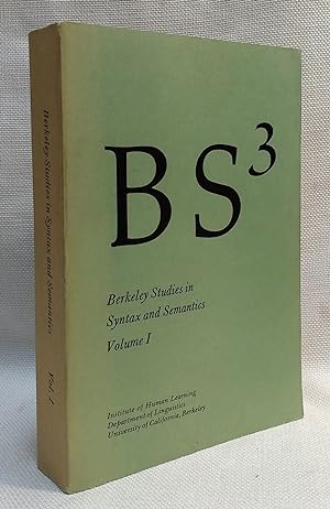 BS3 Berkeley Studies in Syntax and Semantics Volume 1