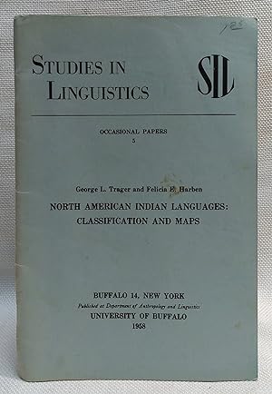 Image du vendeur pour North American Indian Languages: Classification and Maps mis en vente par Book House in Dinkytown, IOBA