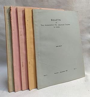 Seller image for Bulletin of the Association For Japanese Studies in India - 5 issues, Volume 2, Nos. 1-4 and Volume 3, No.1-2 (Combined issue) for sale by Book House in Dinkytown, IOBA