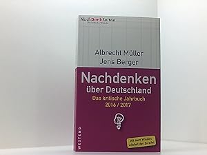 Immagine del venditore per Nachdenken ber Deutschland: Das kritische Jahrbuch 2016/2017 venduto da Book Broker