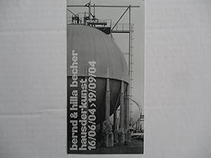 Seller image for Bernd and Hilla Becher Haus der Kunst Munchen 2004 Exhibition invite postcard for sale by ANARTIST