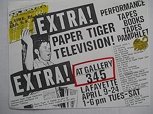 Immagine del venditore per Paper Tiger Television at Gallery 345 Lafayette April 9- 24 flier venduto da ANARTIST