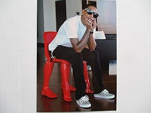 Seller image for Pharrell Williams Perspectives Galerie Emmanuel Perrotin 2008 Exhibition invite postcard for sale by ANARTIST