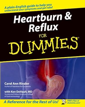 Seller image for Heartburn and Reflux For Dummies for sale by Reliant Bookstore