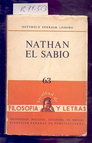 Imagen del vendedor de NATHAN EL SABIO a la venta por Libreria 7 Soles