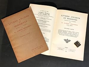 Livres anciens et modernes provenant de la succession de M. Albert Besombes ancien libraire. Prem...
