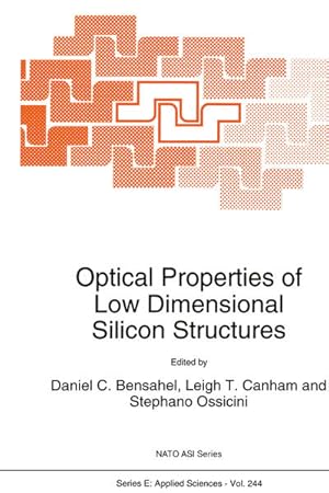 Immagine del venditore per Optical Properties of Low Dimensional Silicon Structures. (=NATO Science Series E; Vol. 244). venduto da Antiquariat Thomas Haker GmbH & Co. KG