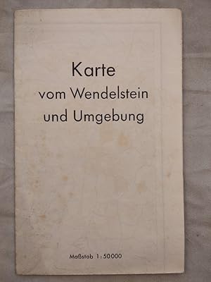 Karte vom Wedelstein und Umgebung - 1:50.000.