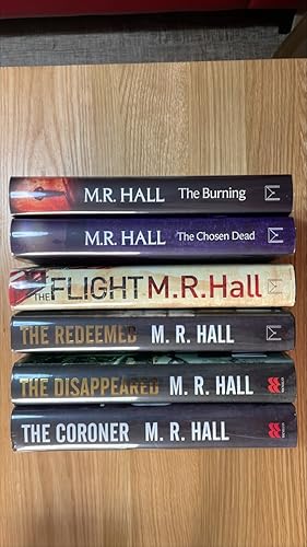 Immagine del venditore per The Coroner, The Disappeared, The Redeemed, The Flight, The Chosen Dead, The Burning. Signed UK first editions, first printings of the first 6 Jenny Cooper novels. Three are limited, numbered editions. venduto da Signed and Delivered Books