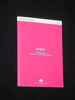 Bild des Verkufers fr Programmheft Schauspiel Essen 2013/14. MEDEA von Euripides, Peter Krumme (bersetzung). Insz./ Kostme: Konstanze Lauterbach, Bhnenbild: Ann Heine, Musik: Achim Gieseler. Mit Janina Sachau (Medea), Jan Prhl (Kreon), Thomas Bchel (Jason), Ines Krug, Dagny Dewath, Lisa Jopt, Irina Wrona, Floriane Kleinpa, Jrg Malchow zum Verkauf von Fast alles Theater! Antiquariat fr die darstellenden Knste