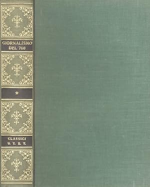 Bild des Verkufers fr Giornalismo letterario del Settecento.: Classici italiani: Settecento e Primo Ottocento. zum Verkauf von Studio Bibliografico Adige