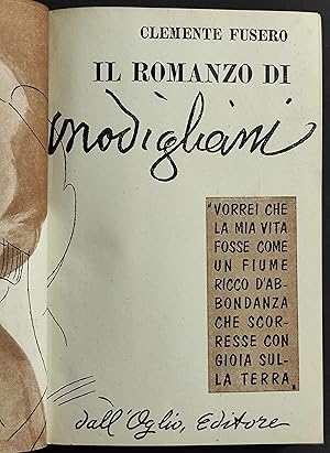 Il Romanzo di Modigliani - C. Fusero - Ed. dell'Oglio - 1958