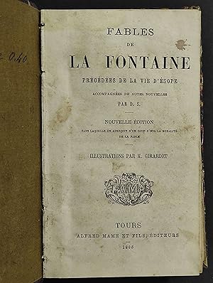 Fables de La Fontaine - Ed. Alfred Mame - 1885