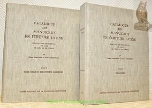 Seller image for Catalogue des manuscrits en criture latine. Portant des indications de date, de lieu ou de copiste. Tome I: Muse Cond et Bibliothque parisiennes. 2 Volumes, Texte et planches. for sale by Bouquinerie du Varis