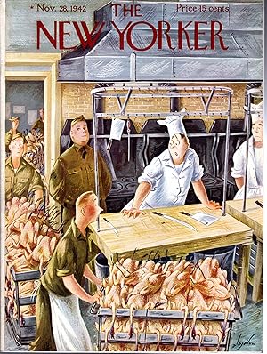 Imagen del vendedor de The New Yorker Magazine: November 28, 1942 a la venta por Dorley House Books, Inc.