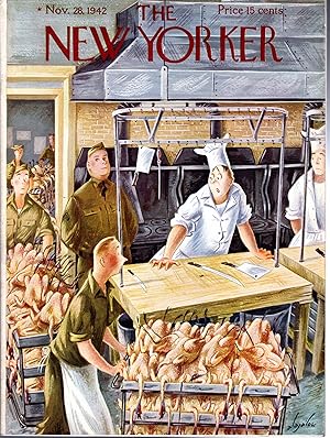 Bild des Verk�ufers f�r The New Yorker Magazine: November 28, 1942 zum Verkauf von Dorley House Books, Inc.