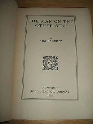 Seller image for The Man on the Other Side for sale by biblioboy