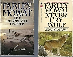 Imagen del vendedor de A Set Of Four Paperbacks: And No Birds Sang, A Whale For The Killing, Never Cry Wolf, The Desperate People. a la venta por BYTOWN BOOKERY