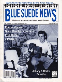 Blue Suede News No. 39 Summer, 1997: Johnny & Rocky Burnette Cover