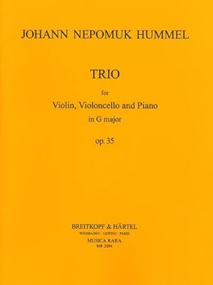 Bild des Verkufers fr Klaviertrio G-Dur op.35fr Violine, Violoncello und Klavier zum Verkauf von AHA-BUCH GmbH