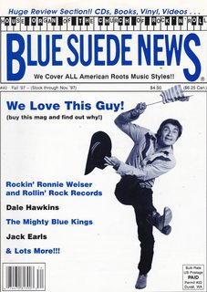 Blue Suede News #40 Fall 1997 Ronnie Weiser Cover