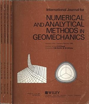 Imagen del vendedor de International journal for numerical and analytical methods in geomechanics Vol. 12 n. 1 - 2 - 3 - 4 a la venta por Biblioteca di Babele