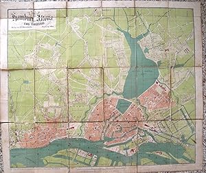 Seller image for Plan von Hamburg, Altona und Umgegend. Hamburg, 1864. for sale by Antiquariat Atlas, Einzelunternehmen