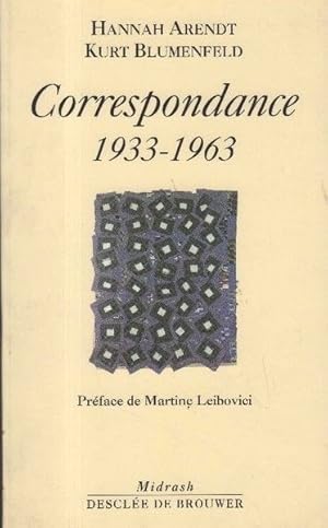 Image du vendeur pour Correspondance 1933-1963 mis en vente par Messinissa libri