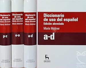 Immagine del venditore per Diccionario de uso del espaol - Edicin abreviada . 3 Vols. (Completo) venduto da LIBRERA SOLN