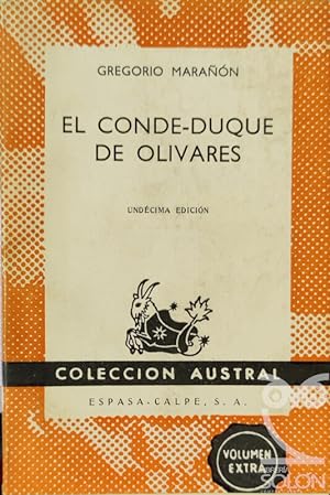 Imagen del vendedor de El Conde-Duque de Olivares a la venta por LIBRERA SOLN