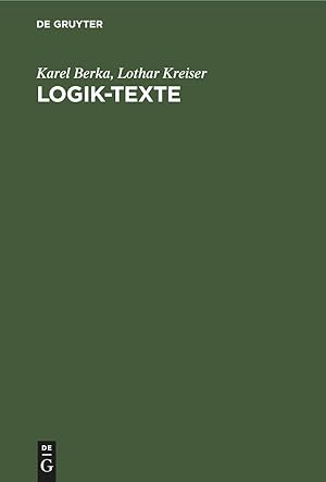 Seller image for Logik-Texte for sale by moluna