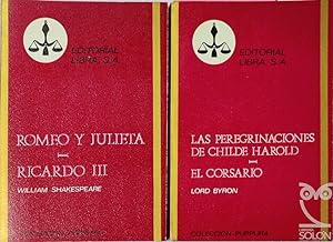 Imagen del vendedor de Las peregrinaciones de Childe Harold/El corsario/Romeo y Julieta/Ricardo III a la venta por LIBRERA SOLN