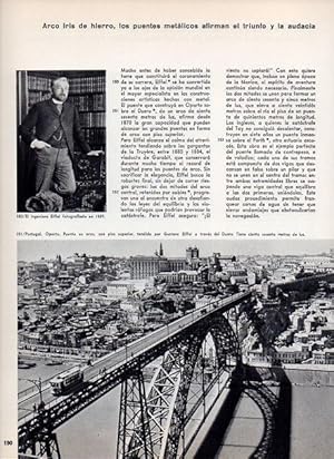 Image du vendeur pour LAMINA V11413: Puente en arco de Gustave Eiffel en Oporto mis en vente par EL BOLETIN