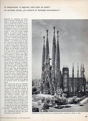 Image du vendeur pour LAMINA V11409: La Sagrada Familia, Barcelona mis en vente par EL BOLETIN